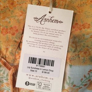 arnhem lily sundress